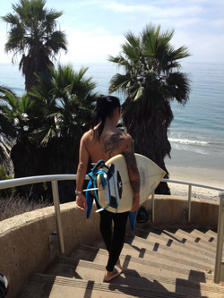 Mike Hunter, Shaka Tattoo i Vellinge, lämnar surfen i Kalifornien bakom sig